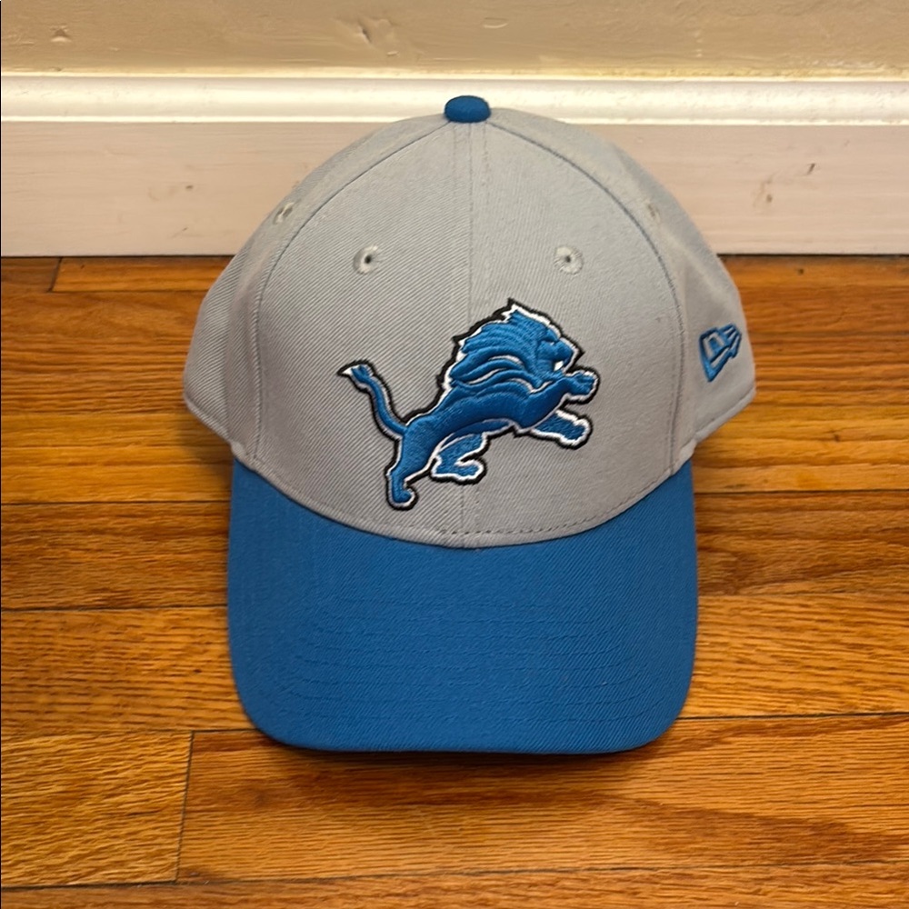 New Era Detroit Lions Gray and Blue Women's Hat